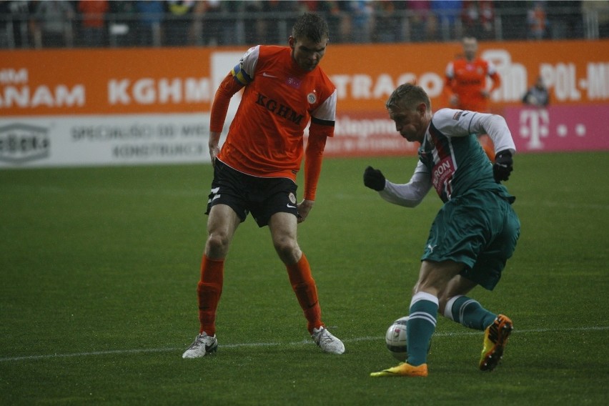 Zagłębie - Śląsk 2:2. Derby na remis. Śląsk wyrównał w osłabieniu (ZDJĘCIA, RELACJA)