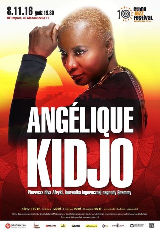 Angelique Kidjo, plakat promujący koncert