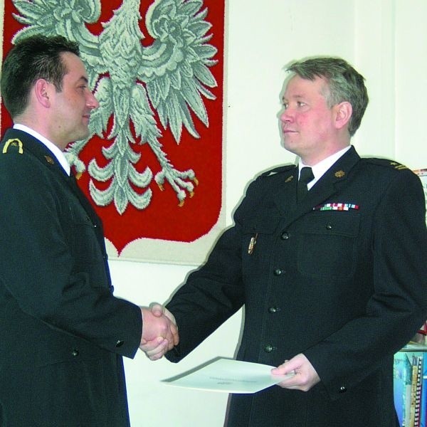 Marcin Pożarowski (z prawej) jest dumny z załogi