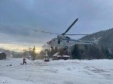 Tatry. Policyjny śmigłowiec pomoże ratownikom TOPR w akcjach w górach. Do czasu aż naprawiony zostanie Sokół ratowników 