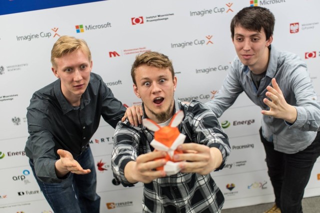 Besos z Politechniki Białostockiej po finałach Microsof Imagine Cup