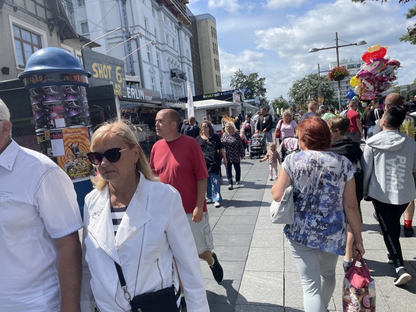 Międzyzdroje w weekend niemal pękają w szwach