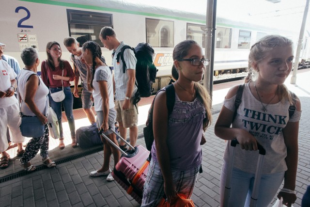 Grupa dzieci z Białorusi przyjechała w sobotę pociągiem z Terespola. W Polsce będą do 18 sierpnia