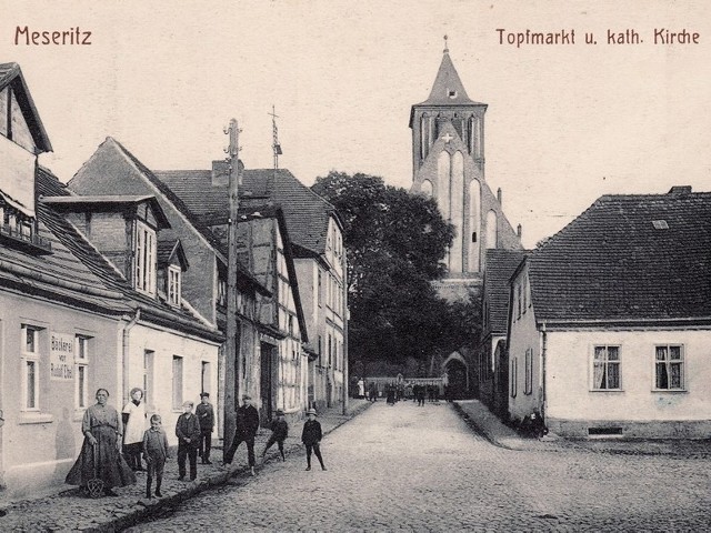 Garncarska na pocztówce z okresu pierwszej wojny światowej.