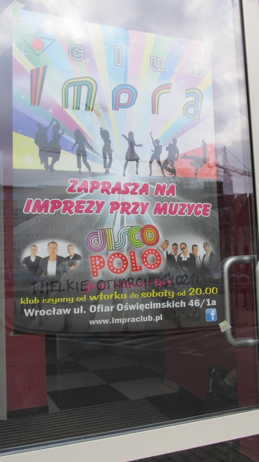 Wrocław: Impra Club - klub disco polo otworzą po raz drugi. Co z konfliktem sąsiedzkim? 