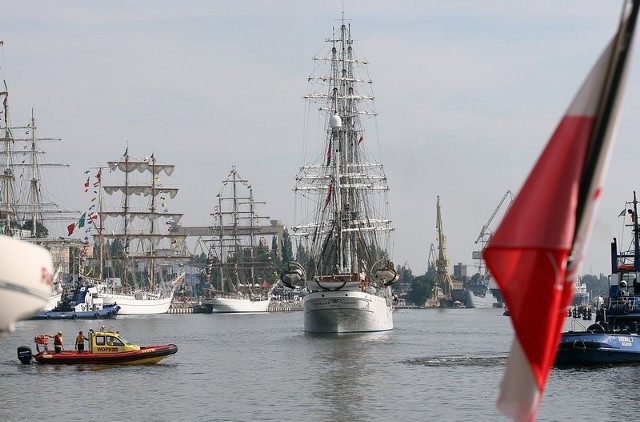 The Tall Ships Races 2013. Pożegnanie żaglowców w Szczecinie