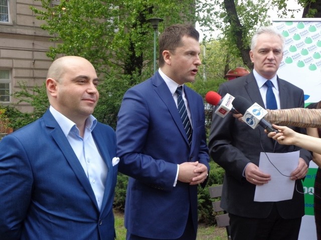 Andrzej Dąbrowski, Artur Zasada i Jarosław Gowin