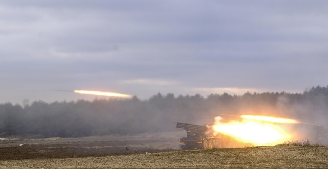 Niedawne ćwiczenia na poligonie artyleryjskim w Toruniu