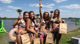 Plaża Dojlidy. Zawody kajak polo i siatkówki wodnej na plaży. Nad wodą atrakcji nie brakowało [ZDJĘCIA] 