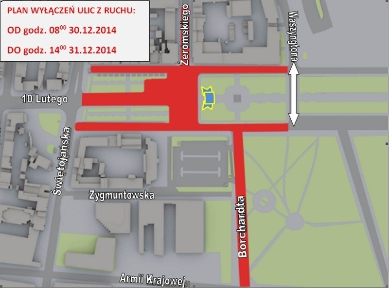 Sylwester 2014/2015 z Polsatem w Gdyni. Zmiana organizacji ruchu i komunikacji [MAPA,PLAN IMPREZY]