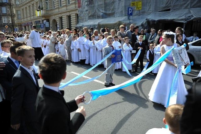 Procesja w Szczecinie z okazji Bożego Ciała