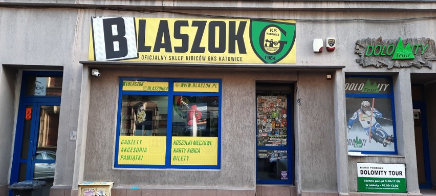 Sklep kibiców GKS Katowice "Blaszok"...