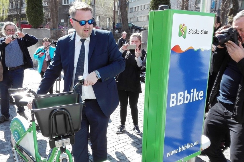 Rowery miejskie w Bielsku-Białej już na ulicach