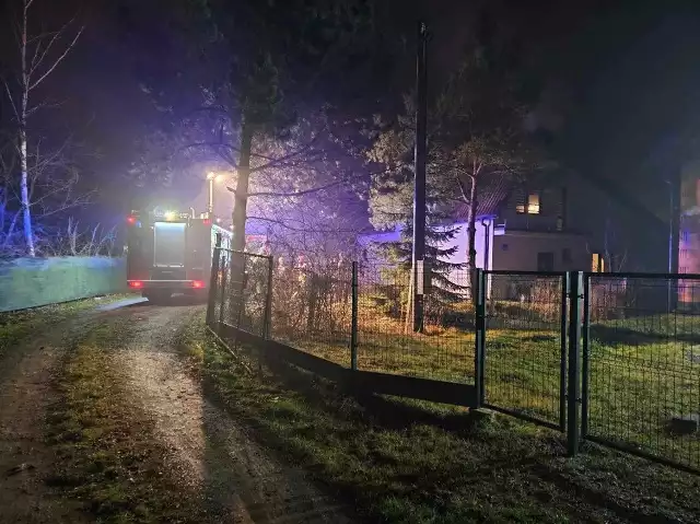 Pożar w kotłowni domu na ul. Polnej w Słomnikach wybuchł w sylwestra