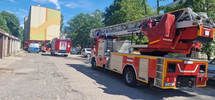 Służby interweniowały w jednym z mieszkań przy ulicy...