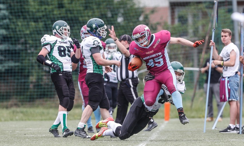 Rzeszów Rockets przegrali z Tytanami Lublin 0:21.