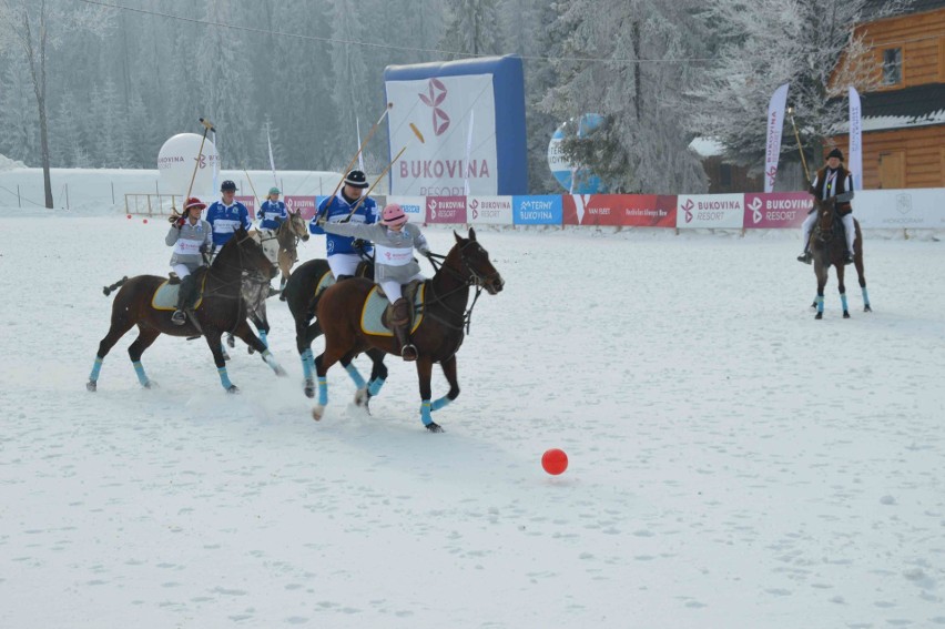 Bukowina Tatrzańska. Grali z polo na śniegu [ZDJĘCIA]