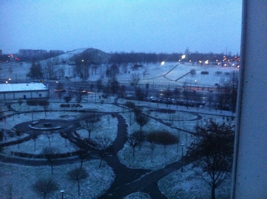 Pierwszy śnieg na Śląsku i Zagłębiu
