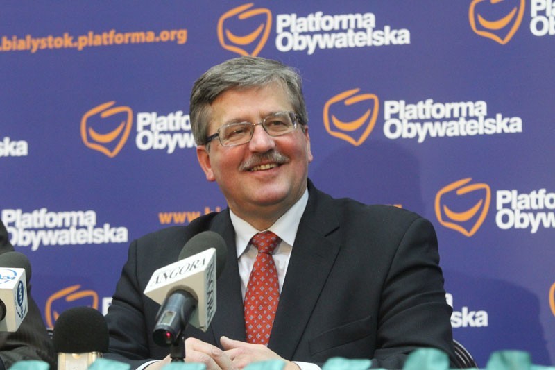 Bronislaw Komorowski w Bialymstoku...