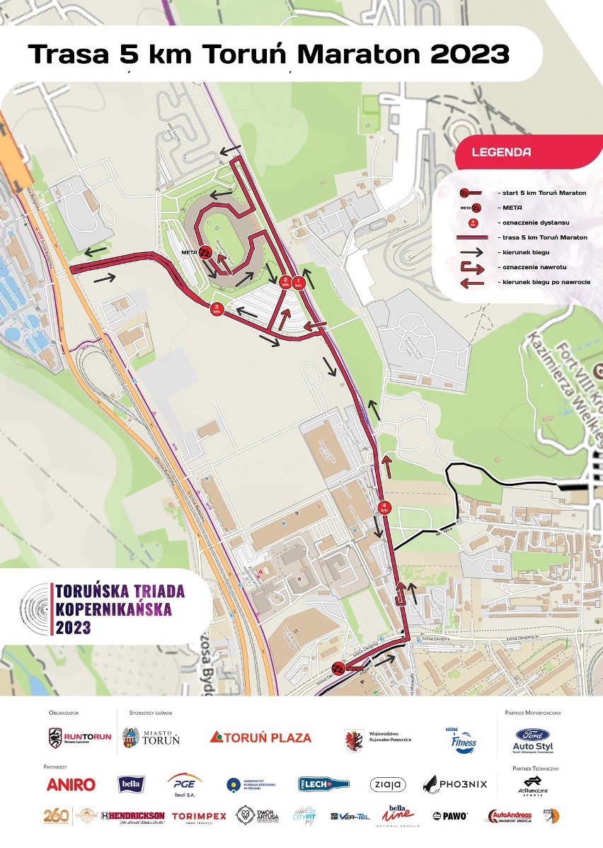 Weekend z bieganiem w Toruniu. Maraton po raz 40 i finał Triady Kopernikańskiej na 5 km. Kierowcy mogą spać spokojnie