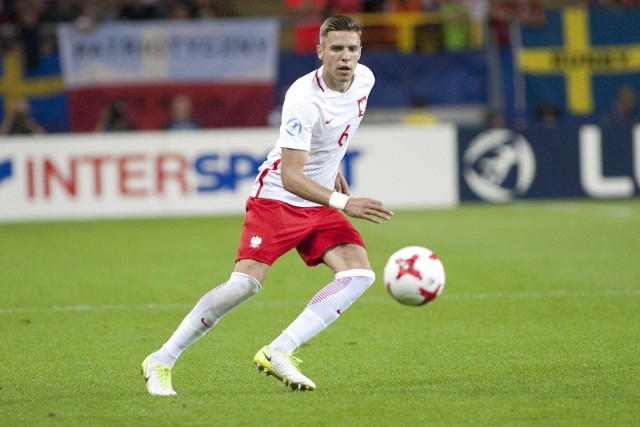 19.06.2017 lublin arena lublin pilka nozna euro u-21 mecz polska - szwecja jan bednarekpolska szwecja pilka nozna euro u-21 reprezentacja lublin arena kibicefot. wojciech szubartowski /  polska press