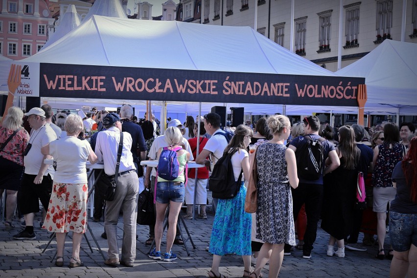 Wielkie Wrocławskie Śniadanie Wolności, które ma uczcić 29....