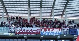 Kibice Rakowa Częstochowa na meczu z Florą Tallin. Byli najgłośniejsi na stadionie. Frekwencja w stolicy Estonii nie dopisała