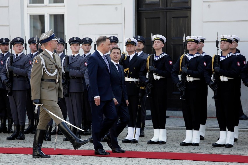 Prezydent Ukrainy w Polsce. Wołodymyr Zełenski spotkał się z...