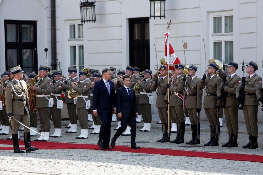 Prezydent Ukrainy w Polsce. Wołodymyr Zełenski spotkał się z...