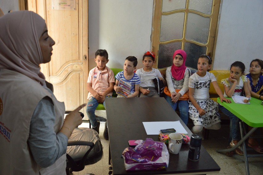 Ośrodek terapeutyczny dla dzieci prowadzą w Aleppo...