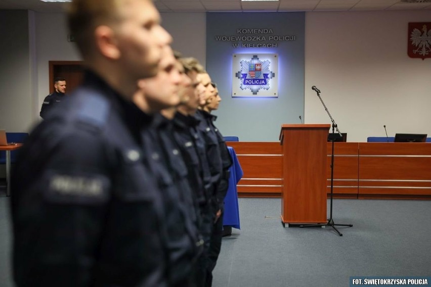 W Kielcach ślubowali nowi policjanci. Zobacz zdjęcia z uroczystości