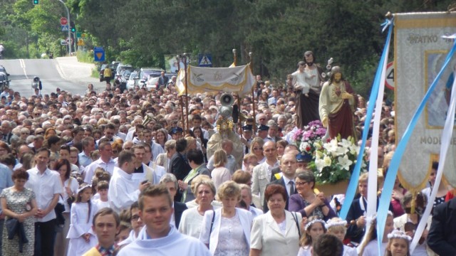 Procesja Bożego Ciała w Olkuszu