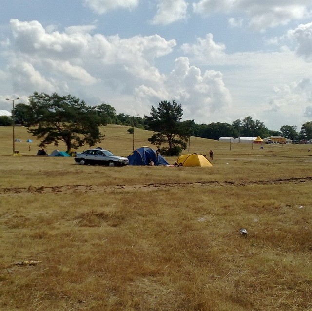 Na woodstockowym polu jest jeszcze sporo miejsca pod namiot