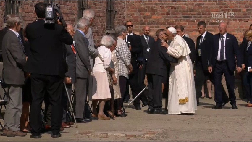 Papież Franciszek w Auschwitz Birkenau