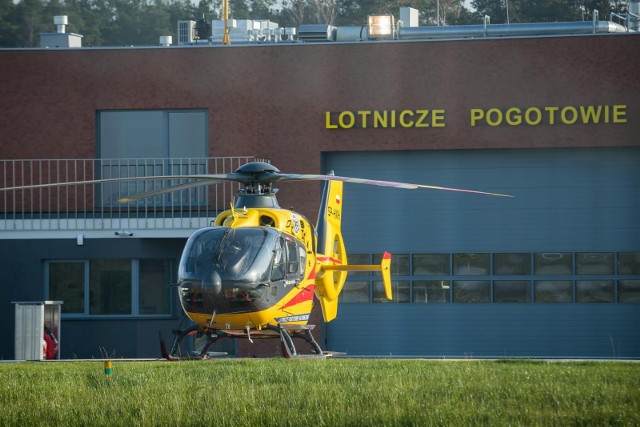 Chłopiec został przetransportowany śmigłowcem LPR do szpitala w Bydgoszczy.