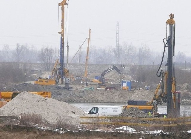 Budowa mostu w Połańcu
