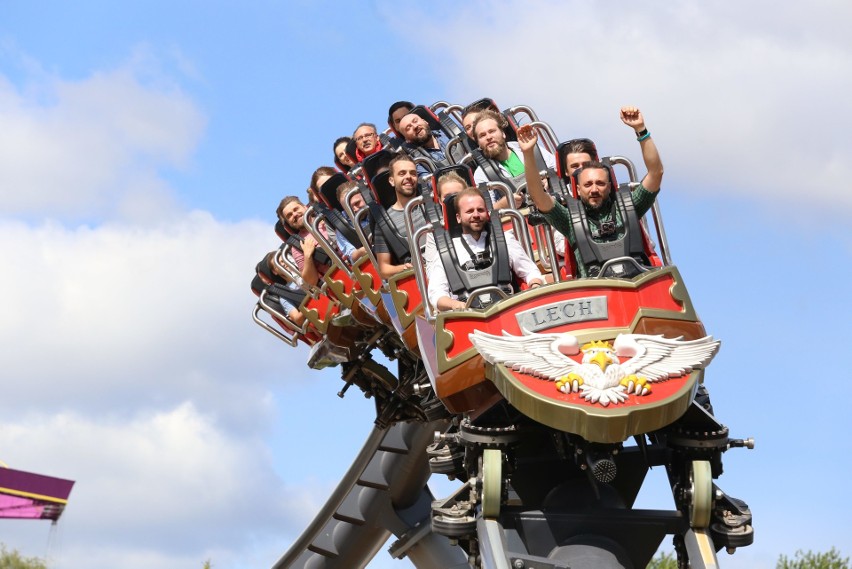 Legendia: Lech Coaster [OTWARCIE 1 LIPCA] Pierwszy przejazd za nami WIDEO, ZDJĘCIA