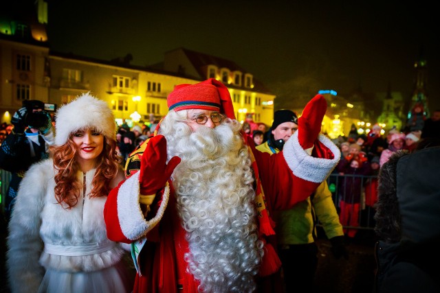 Święty Mikołaj z Laponii odwiedził Białystok 2016