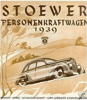 Plakat reklamowy firmy Stoewer.