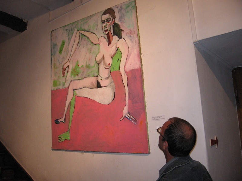 Wystawę otwiera obraz Wiesława Obrzydowskiego”Między 21, a...