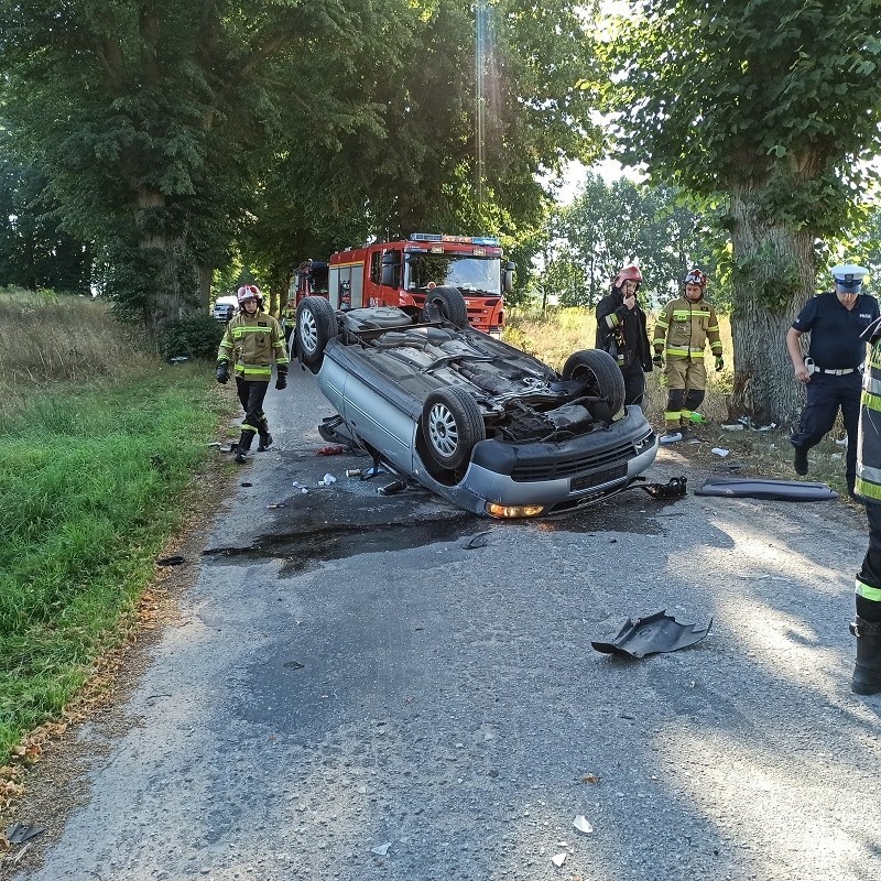 Wypadek w miejscowości Lulewiczki. Audi uderzyło w iveco. Są...