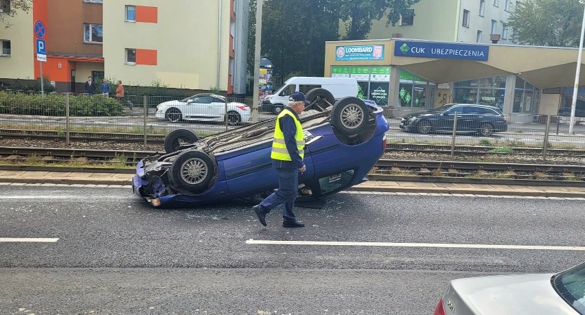 Wypadek na ul. Grabiszyńskiej we Wrocławiu 15.09.2022