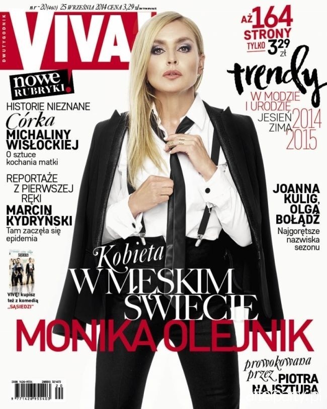 Monika Olejnik na okładce magazynu Viva!