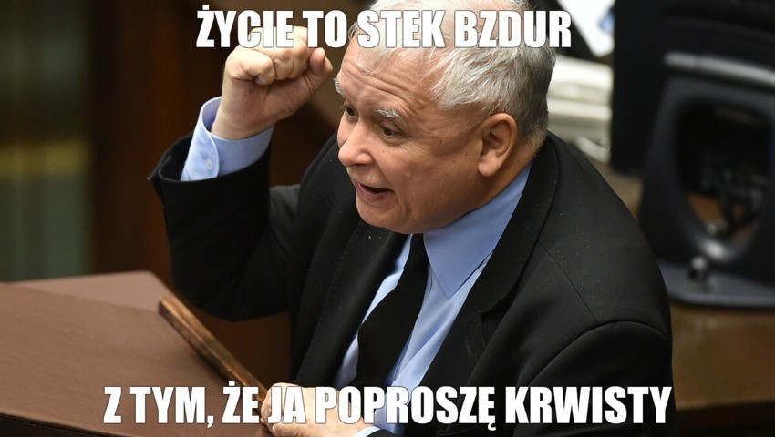 Jarosław Kaczyński miota błyskawicami w Sejmie i zarzuca...