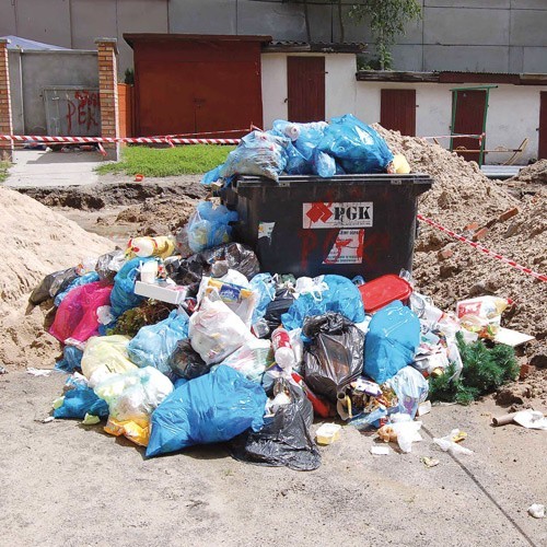 Do śmietnika nie ma dojazdu i stosy odpadów zaczęły walać się wokół.