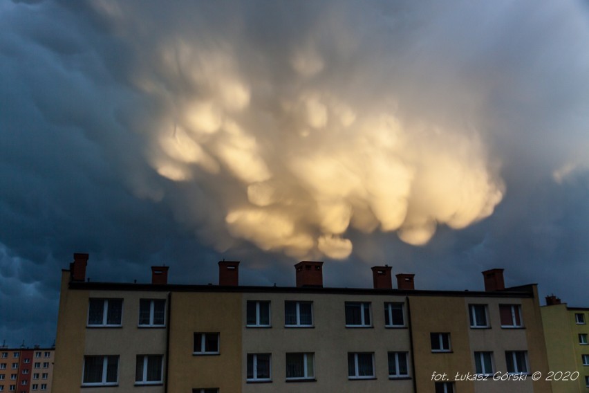 Mammatus nad Chojnicami. Spektakularny widok na niebie