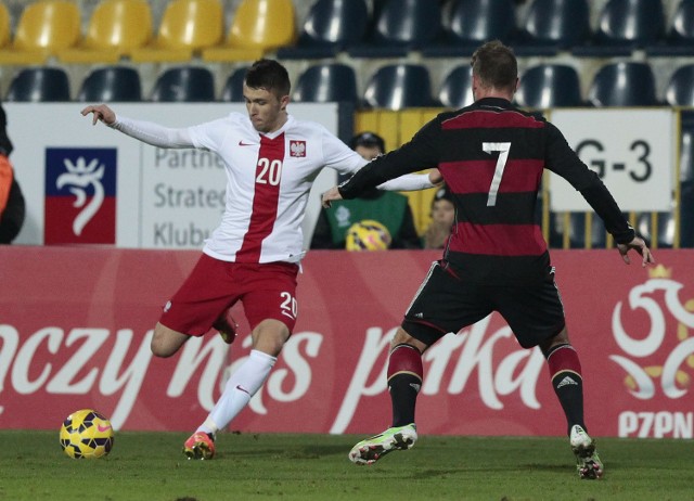Dariusz Formella z Arki Gdynia grał już w Szczecinie w meczu kadry U-20 z Niemcami.