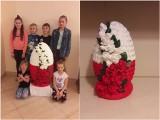 Biało-czerwone jajo dla ministra rolnictwa od mieszkańców Wałowic