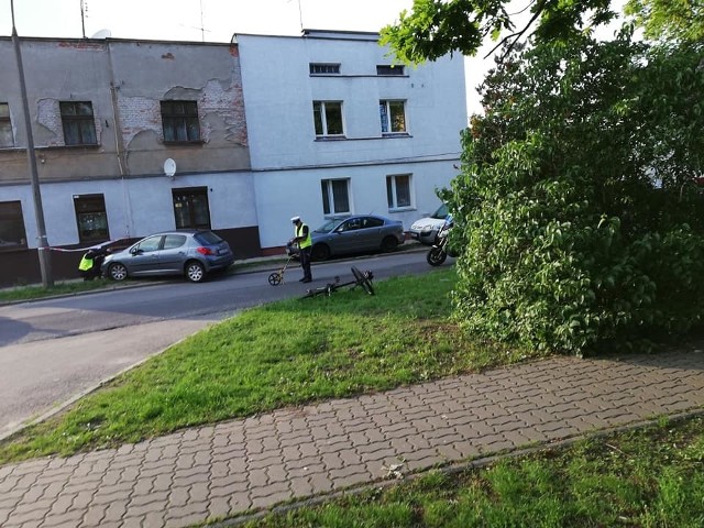 Do wypadku doszło w niedzielę na ul. Leszczyńskiego na wysokości posesji 110.