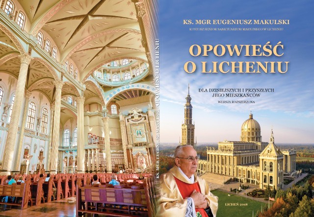 Okładka książki księdza Eugeniusza Makulskiego, w której umacnia mit dobrodusznego pasterza dbającego o swoją owczarnię.